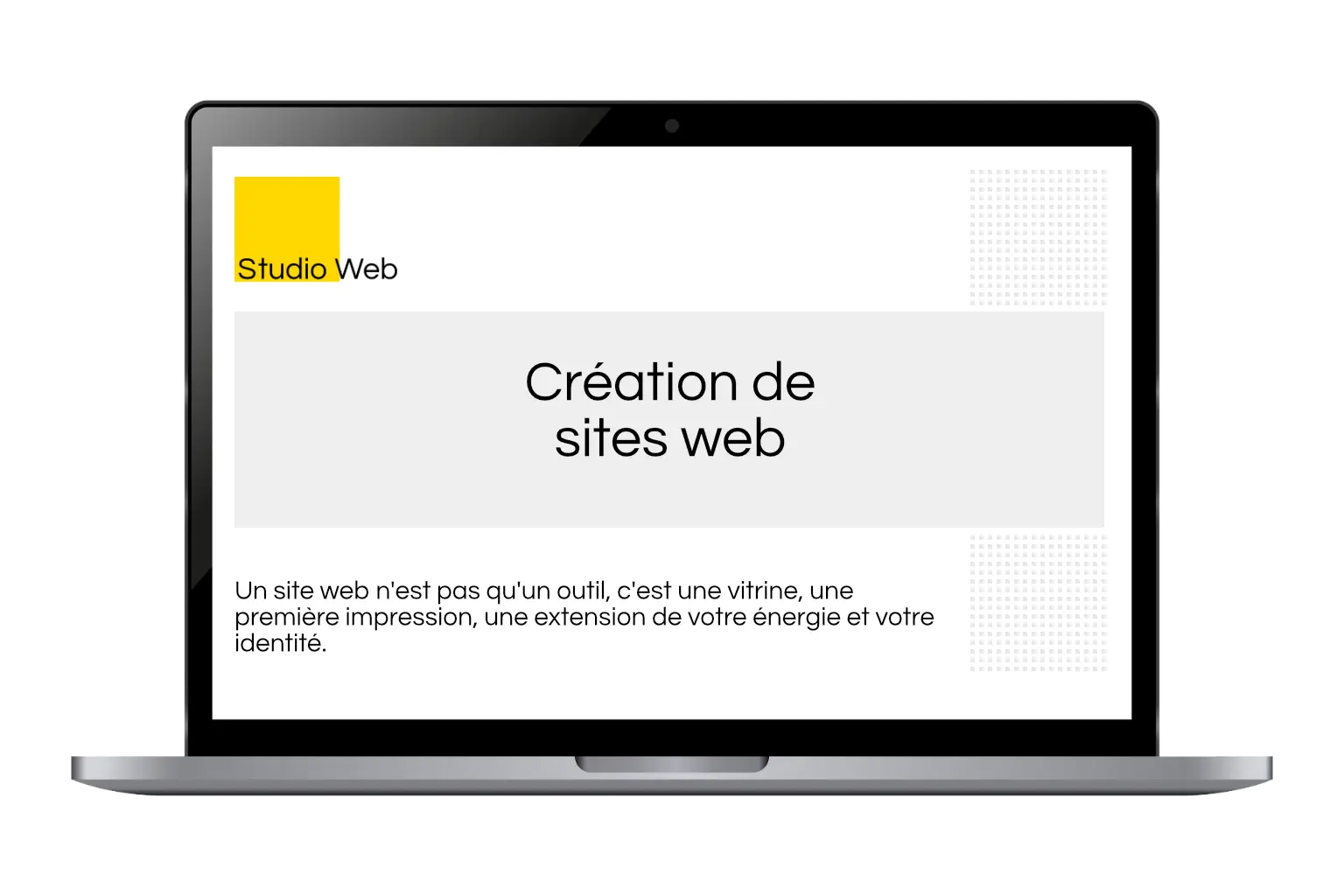 Création de sites web chez Studio-Web